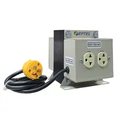 PEPTEL - Autotransformador de 1000W 220V a 120V
