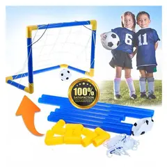 HOLGU - Arco Mini Futbol Para Niños Desarmables Resistente Pelota