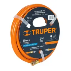 TRUPER - Manguera de aire 5m para compresor
