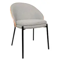 ZIYAZ - Silla De Comedor Perth Gris Claro