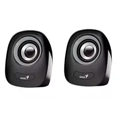 GENIUS - Parlante 2.0 USB SP-Q160 6W Negro Con Control de volumen