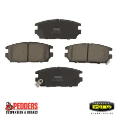POWERED BY G4X4 GLOBAL 4 X 4 PE - Pastillas de frenos posterior Ford Ranger Mazda BT-50