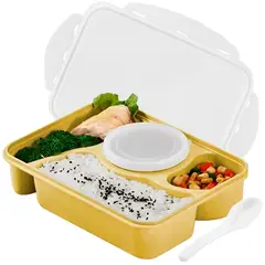 MINARI - Lonchera Táper de Comida Alimentos 4 Divisiones + Cubierto AM 70V