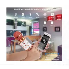 GENERICO - Micrófono Inalámbrico Karaoke Con Parlante Bluetooth