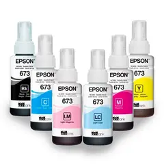 EPSON - Juego De Botellas De Tinta 673 De 6 Colores