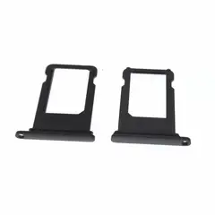 GENERICO - Repuesto Bandeja SIM IPHONE 8 PLUS - NEGRO.