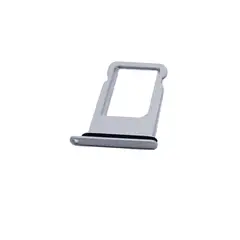 GENERICO - Repuesto Bandeja SIM IPHONE 8 PLUS - PLATEADO.