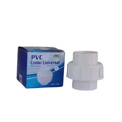 C AND A TOOLS - Unión Universal PVC Con Rosca C&A 1/2" - Blanco