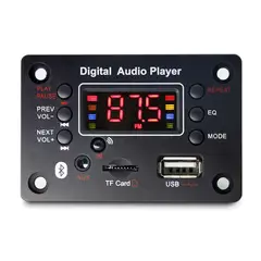 GENERICO - Panel Cuadrado Audio Bt Fm Mp3 Aux Realtec