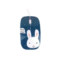HALION - Mouse Usb Diseño Conejito - HA-M853