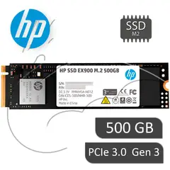 HP - Unidad De Estado Solido Ssd Ex900 500gb 2100 Mb/s M2