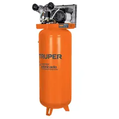 TRUPER - Compresora de aire 240L lubricada de banda vertical