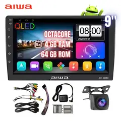 AIWA - Autoradio Android Octacore 4GBx64GB con AndroidAuto Carplay 9 HD