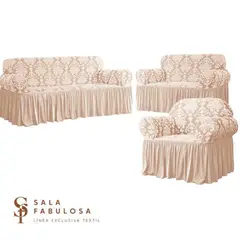 SALA FABULOSA - Funda de mueble labrado 3-2-1 MAIZ