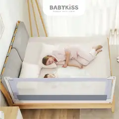 BABYKISS - BARANDA DE SEGURIDAD PARA CAMA BEBES Y NIÑOS 2 metros