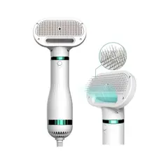 GENERICO - Cepillo peine secador 2 en 1 para mascotas perros y gatos