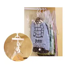 GENERICO - Pack x6 Bolsas al Vacío para Almacenar Saco Abrigo Terno de 70 x 110