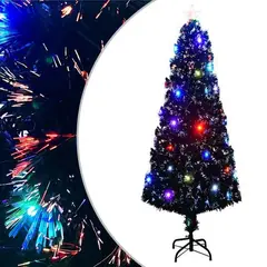GENERICO - Arbol pino de navidad con luces estrella coposo 150m