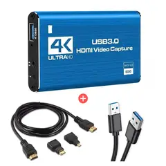 GENERICO - Capturadora Video Hdmi Usb 3.0 4k Multiplataforma Cable HDMI