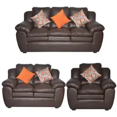 GENERICO - Juego de Sala 3 2 1 Brown