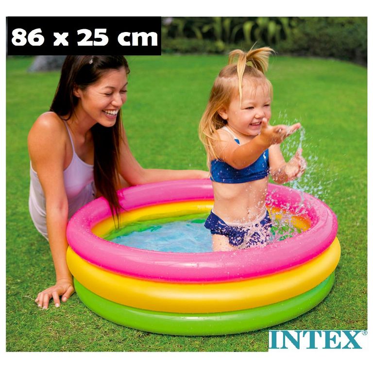 Piscina Arcoiris 86 x 25 cm Para Niños