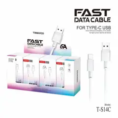 GENERICO - Cable Celular Usb Tipo C 6 Amper Carga Rapida