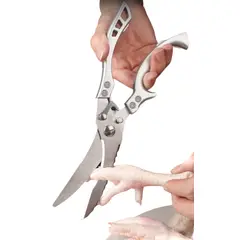 GENERICO - TIJERA DE COCINA MULTIFUNCIÓN ACERO INOXIDABLE