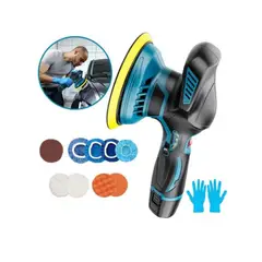 IMPORTADO MC - Pulidora Lijadora Orbital Inalámbrica Electrica Bateria 12v