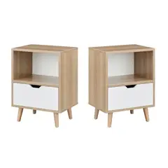 73 EXPERIENCE - Velador Cefi x2 - Maple Grava & Blanco - 73 Experience