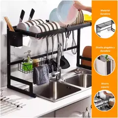 INSPIRA MARKET - Escurridor Organizador de Platos de Cocina 85 cm