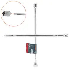 TRUPER - Llave de ruedas cruz 20 " cuadro de 1 /2" para dados