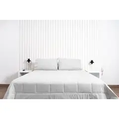 COBITEX HOME - Plumón Hipoalergénico + Funda Plumón 1 plz Blanco 500h Cobitex 100% algodón