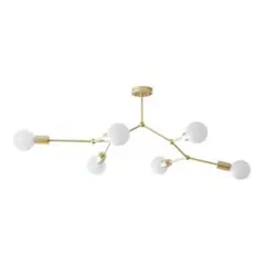 MMDH - Lámpara de araña moderna para sala de estar cla112-Oro