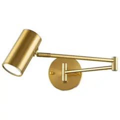 MMDH - Lámpara de pared led moderna plegable ajustable para dormitorioDorado