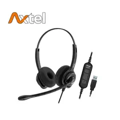 AXTEL - AURICULAR PARA CALL CENTER MS2 DUO NC USB