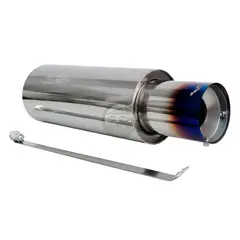 GENERICO - Resonador SIX Premium M Muffler regulador sonido Abrazadera