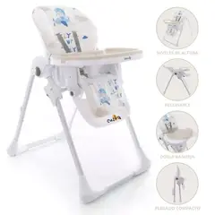 SAFETY 1ST - Silla De Comer Graduable Para Bebés «FEED» Blue