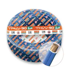 INDECO - CABLE THW-90 PLUS 450/750V 12 AWG - Azul - 100 Metros