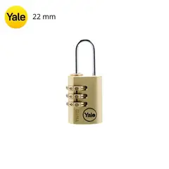 YALE - CANDADO CON CLAVE 22mm