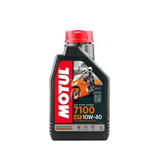 K&N - ACEITE PARA MOTO 4T MOTUL 7100 SAE 10W40 100% SINTETICO