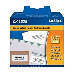 BROTHER - Rollo De Etiquetas DK-1208 (38 mm x 90 mm)