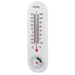 OEM - Termómetro Higrómetro Temperatura Humedad De Pared Colgante