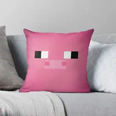 GENERICO - Cojin Mojang cerdito rosado