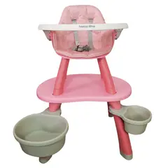 AIMAMA - Silla de Comer 3 en 1 Palo Rosa