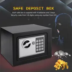 OEM - Caja Fuerte 6L de Seguridad Inteligente con Clave y Llave