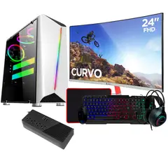 AMD - Computadora PC GAMER RYZEN 5 5600GT RAM 16GB SSD 512GB Monitor 24" FULL HD