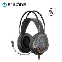 ENKORE - Audífono Gamer EKHG1009U LED Rainbow USB 5.1