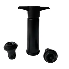 KIOXX - Bomba de vacío para conservar vinos 2 tapones
