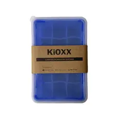 KIOXX - Cubeta de hielo de silicona 15 cavidades Azul