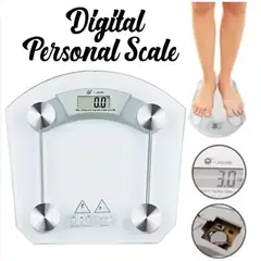 OEM - Bascula Balanza Digital de Baño Bascula de Vidrio Templado